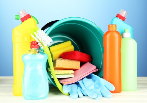 Deep carpet cleaning equipment in use