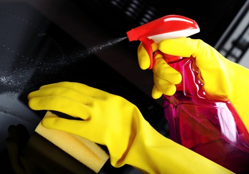 High-touch area sanitation as part of commercial cleaning services