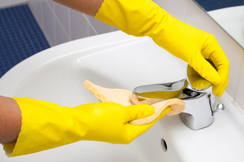 Final stage after builders cleaning in a modern property